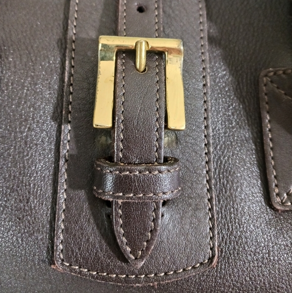 Vintage Dooney & Bourke Brown Leather Shoulder Bag - Picture 10 of 10